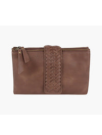 Ella  Two-Compartment Crossbody Bag with Braid Detail