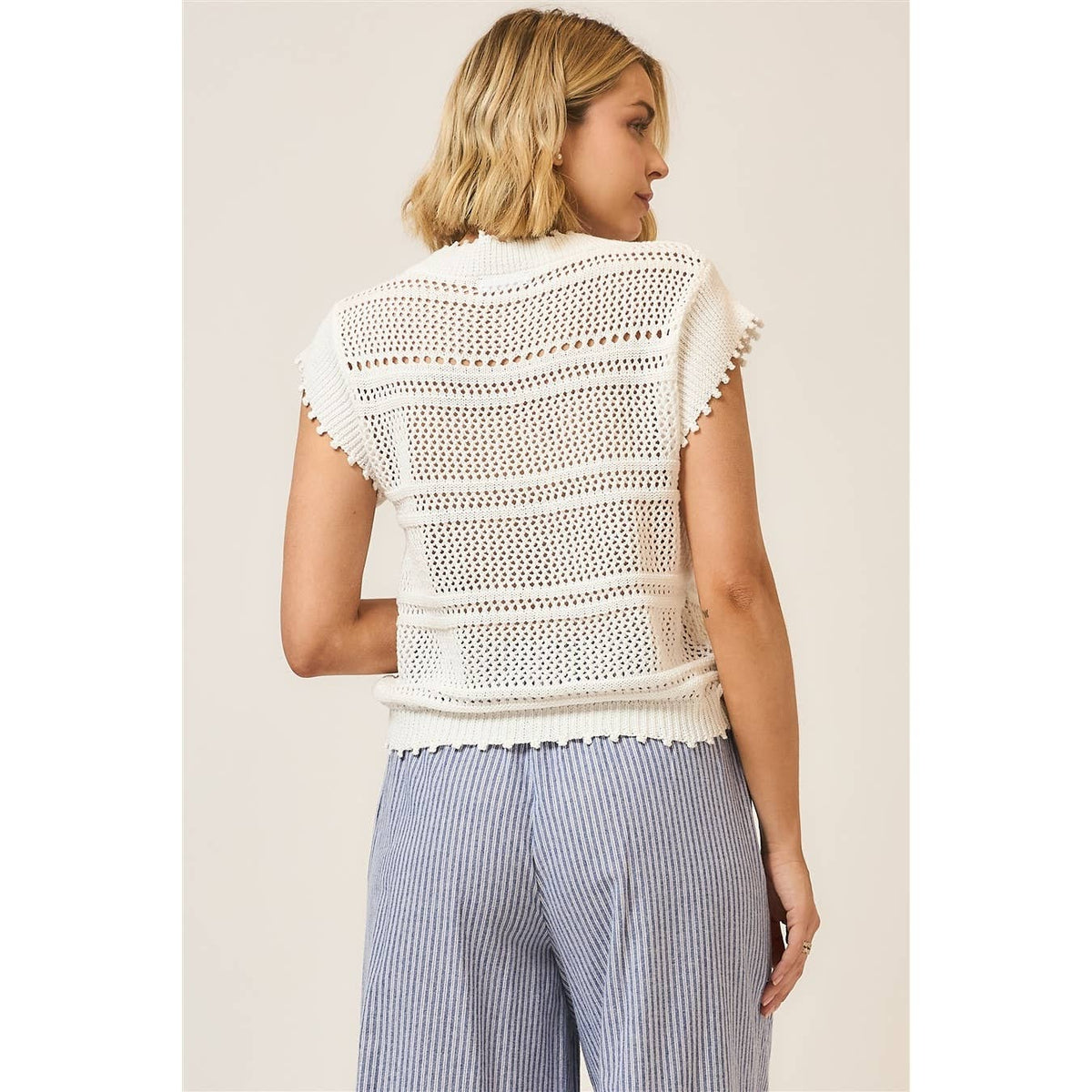 The Ava Ruched Knit Top: