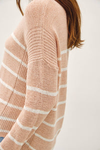 Lara Striped Lightweight Sweater