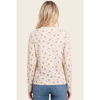 Sweet & Simple Floral Thermal: Cream