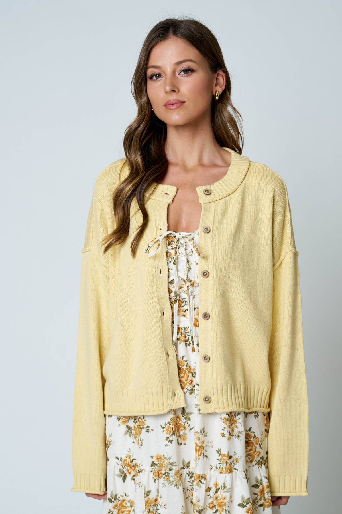 Everyday Raw Edge Cardigan