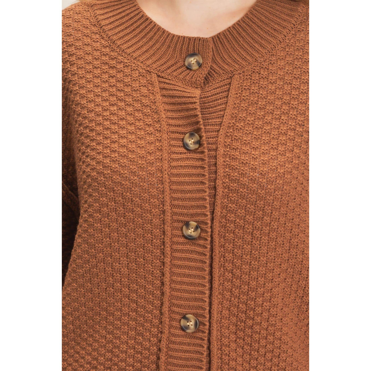 Come As You Are Textured Cardigan