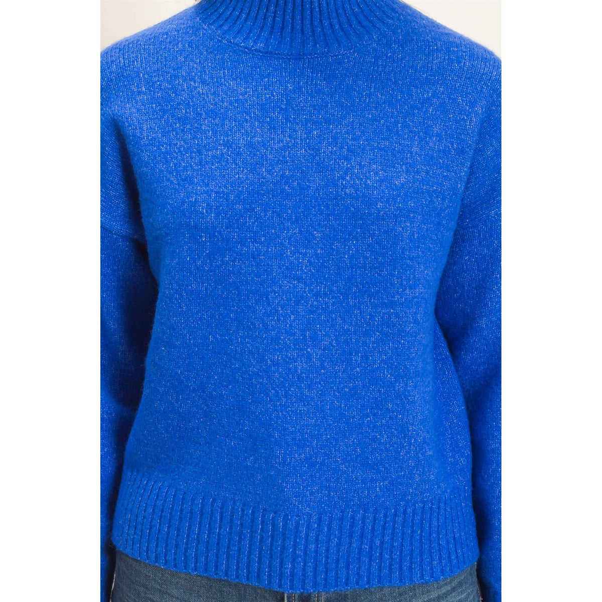 Easy Elegance High Neck Sweater