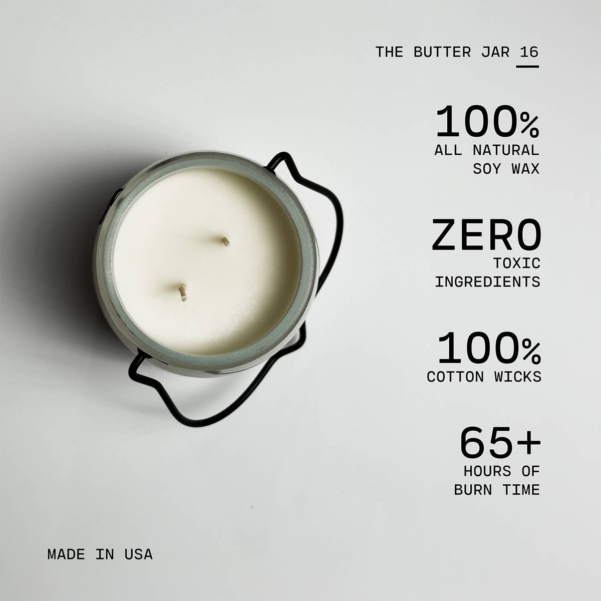 16 oz Butter Jar Candle: Fresh Cut Fraser