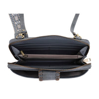 Jolie Crossbody Wallet With Boho Wrist Strap