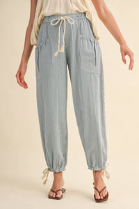 The Sunset Stripe Parachute Pants