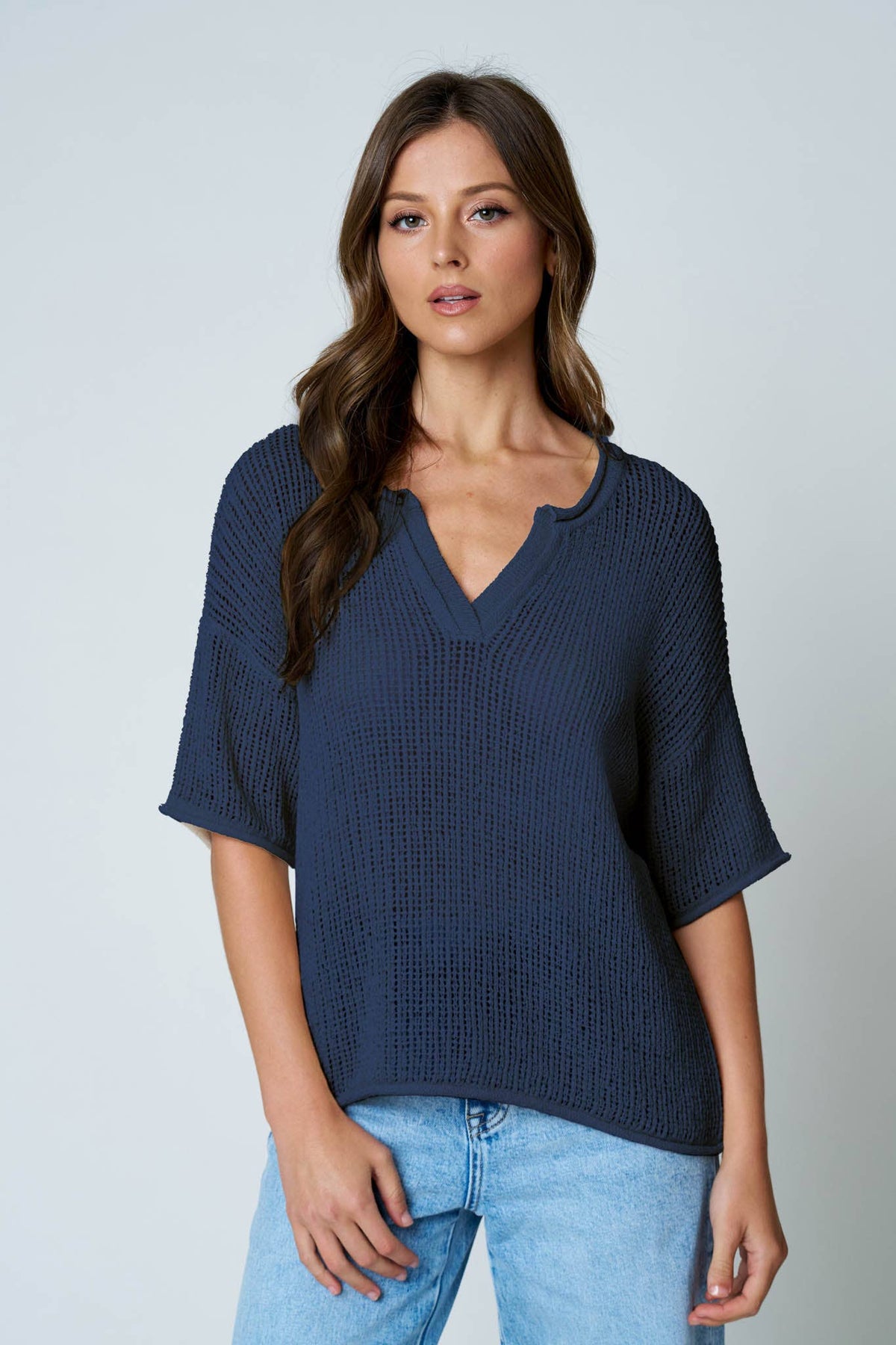 Breezy Crochet Sweater Top