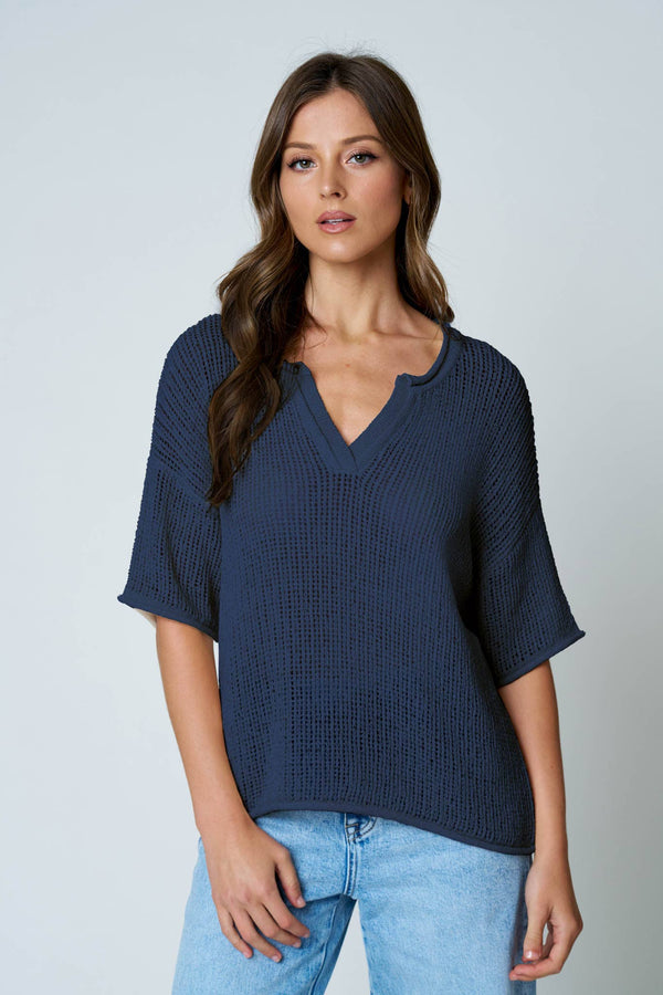 Breezy Crochet Sweater Top
