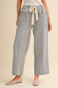 Easy Days Stripe Wide Leg Pants