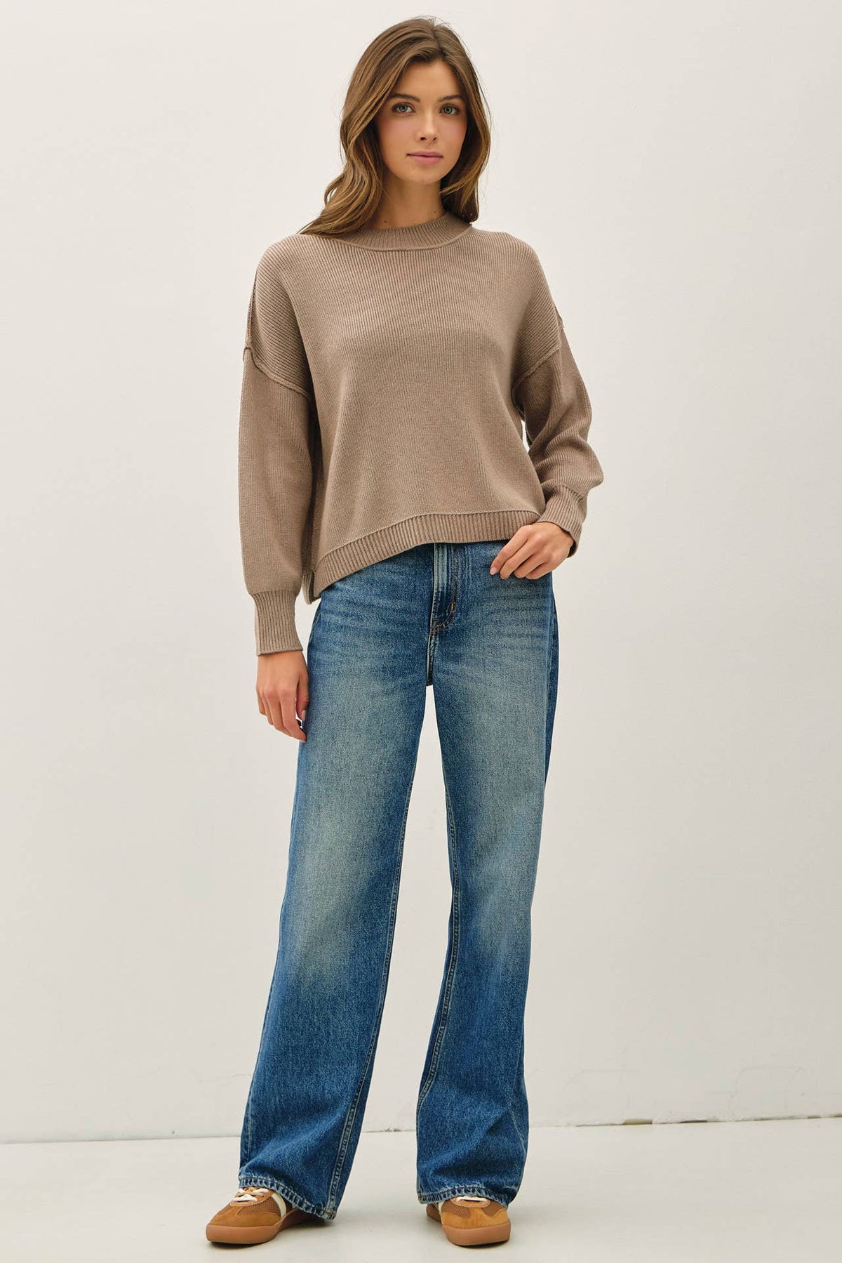 The Bristol Ribbed Knit Sweater – Relaxed Everyday Essential Sweater