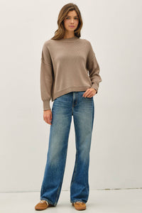The Bristol Ribbed Knit Sweater – Relaxed Everyday Essential Sweater