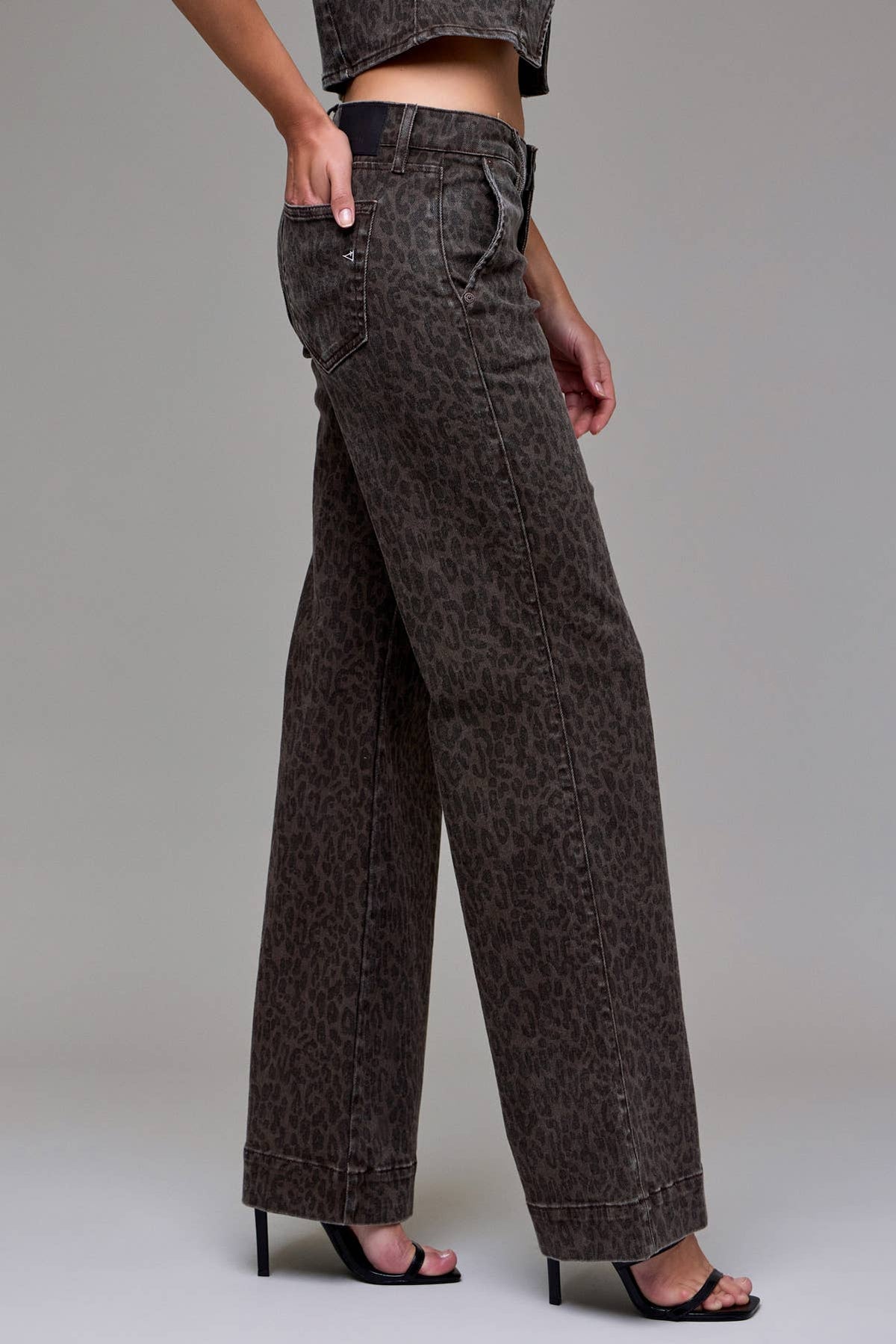 The Midnight Leopard Trouser Jeans