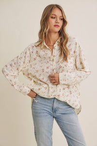 Sweet Meadow Floral Button Down