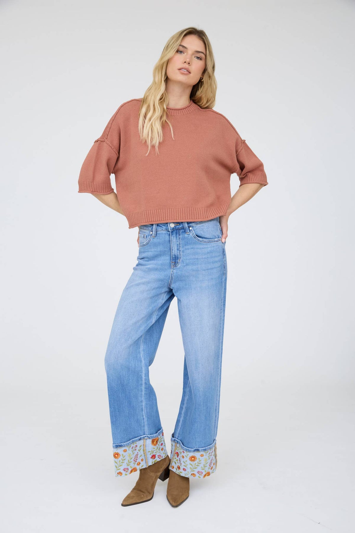 The Emery Relaxed Knit Sweater