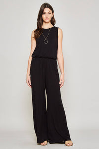 The Sierra Wide Leg Sleeveless Jumpsuit