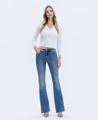 HIGH RISE FULL LENGTH BOOTCUT JEANS LV1985: NEATNESS / 25
