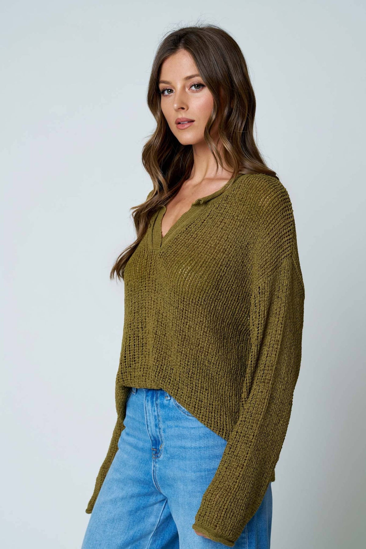 Barely There Sheer Knit Sweater