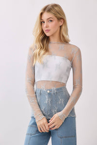 Camille Lace Layering Top