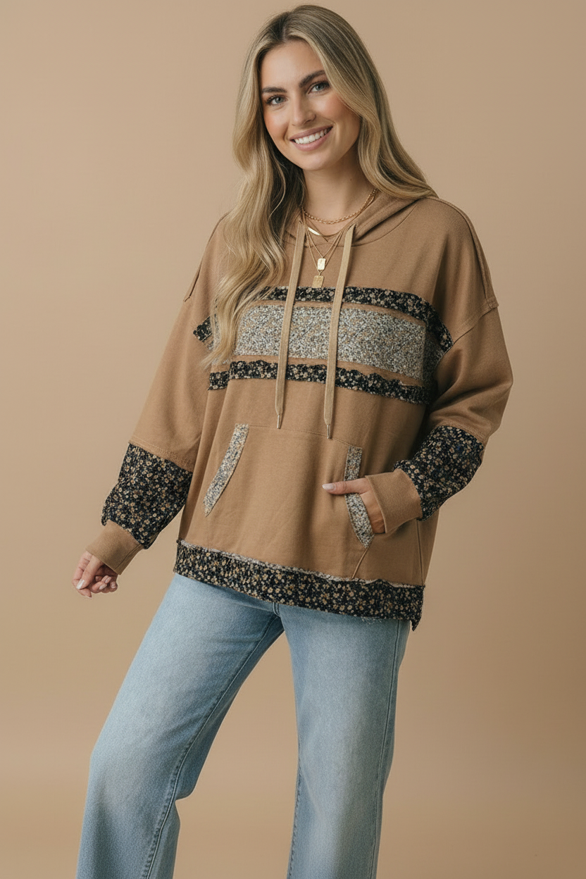 Wildflower Weekend Hoodie: Mocha