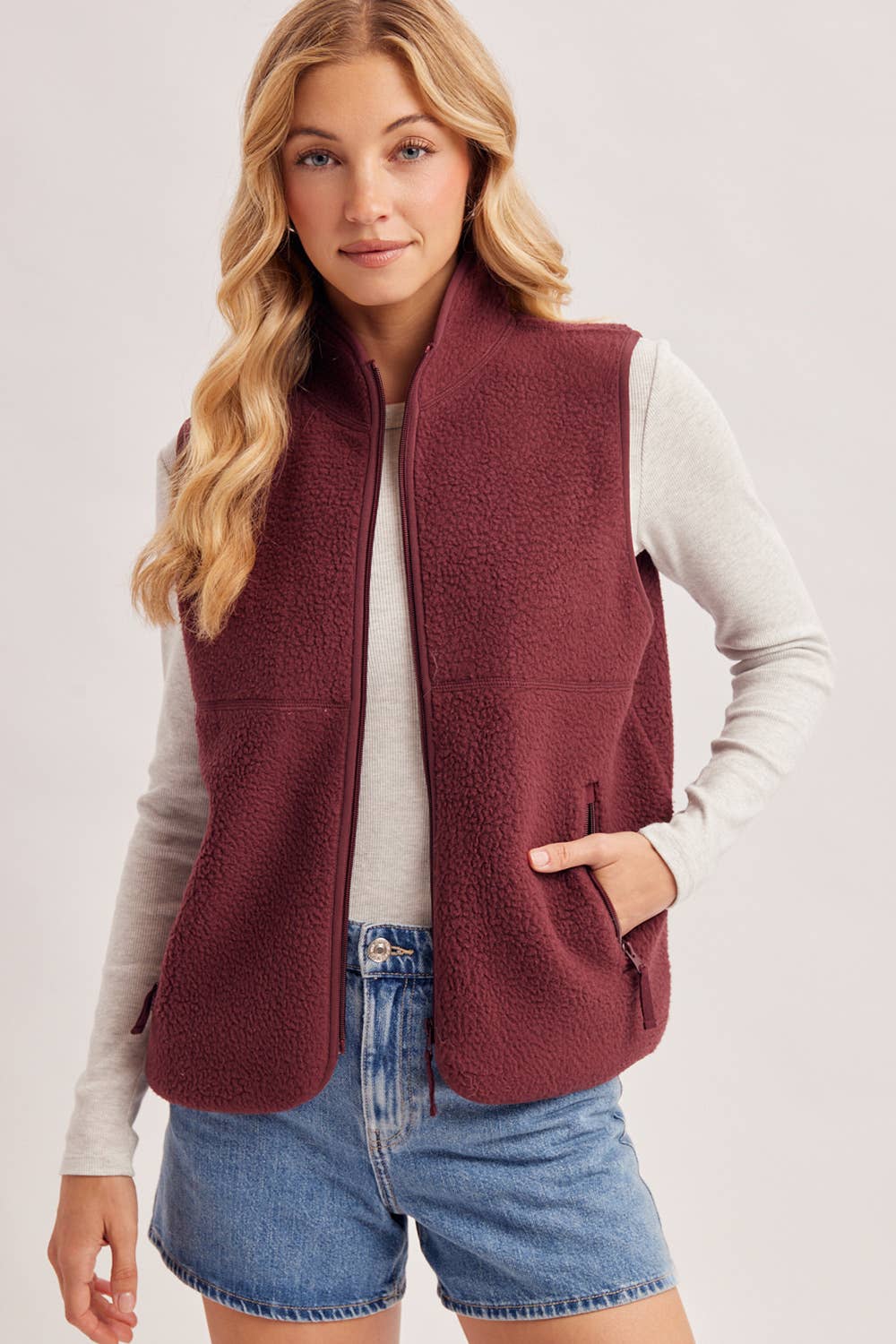 Weekend Plans Sherpa Vest