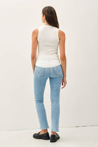 The Rylie Ribbed Knit Tank – Mocha, Off White & Black