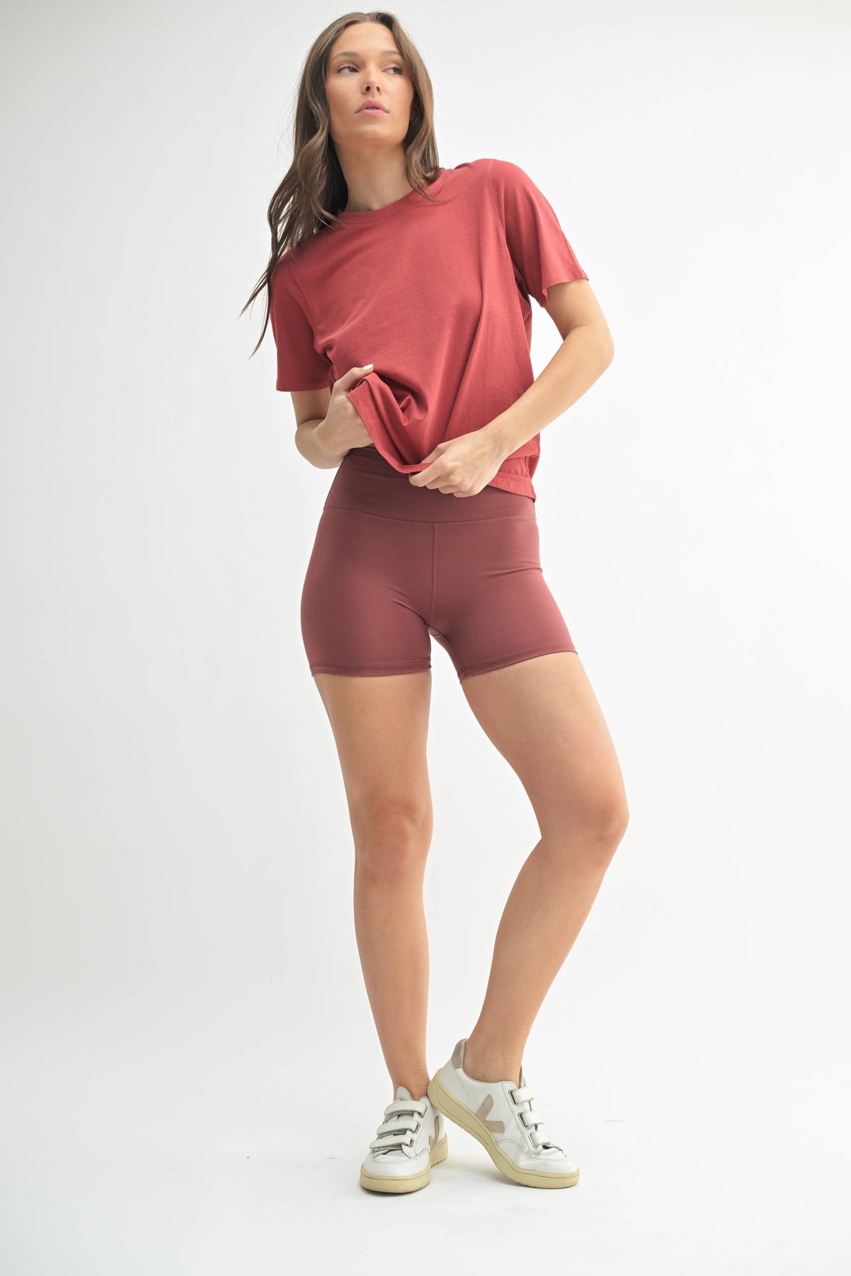 The Jolene Pigment Dyed Tee | Boxy Supima Cotton T-Shirt