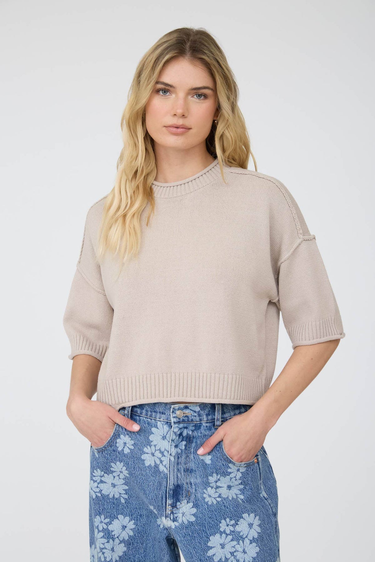 The Emery Relaxed Knit Sweater