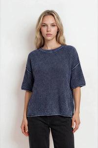 The Brynn Knit Short Sleeve Sweater