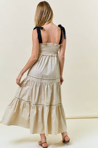 The Magnolia Smocked Maxi Dress: Ivory