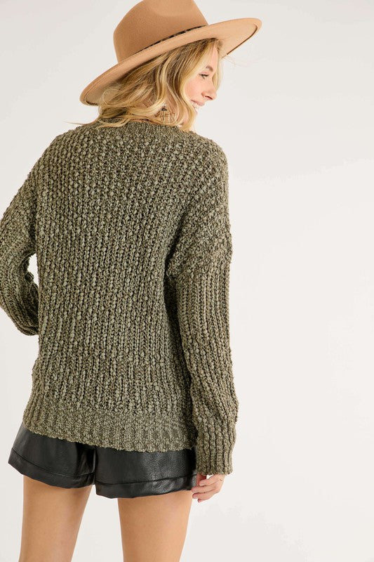 Bianca Popcorn Textured Sweater