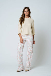 The Marlowe Dolman Sleeve Sweater: Natural