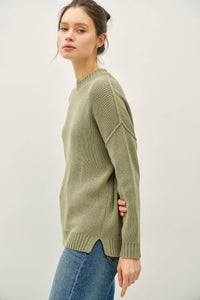 The Laramie Mock Neck Sweater – Relaxed Fit Everyday Pullover