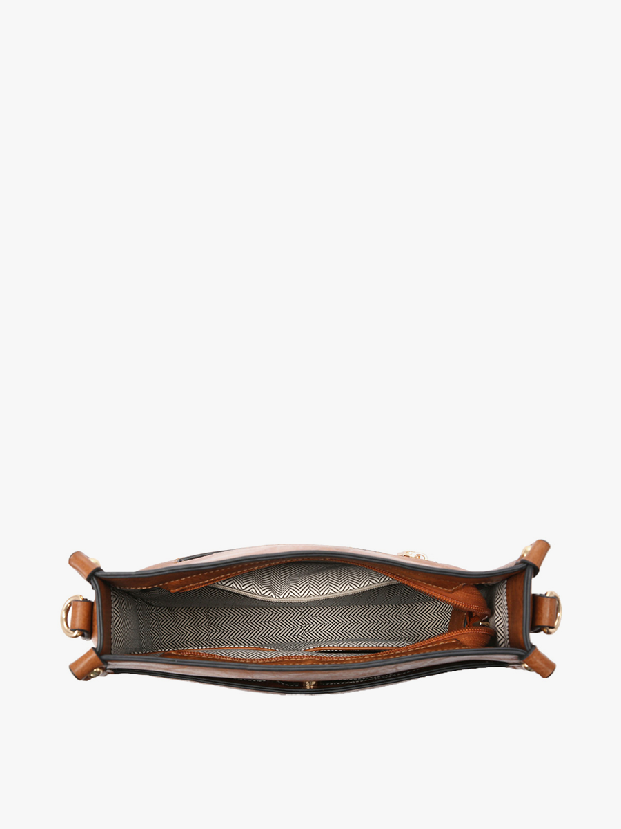 Jen & Co. Posie Crossbody with Guitar Strap: Olive – Vegan Leather Everyday Bag