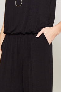 The Sierra Wide Leg Sleeveless Jumpsuit