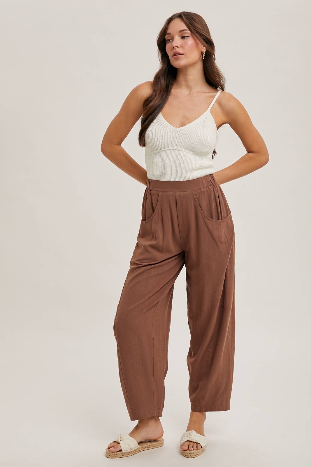 Everyday Comfort Barrel Pants