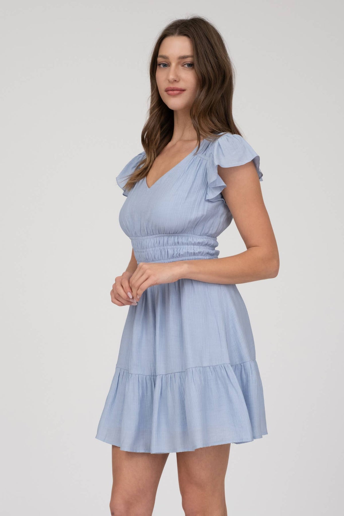 Alayna V-Neck Midi Dress