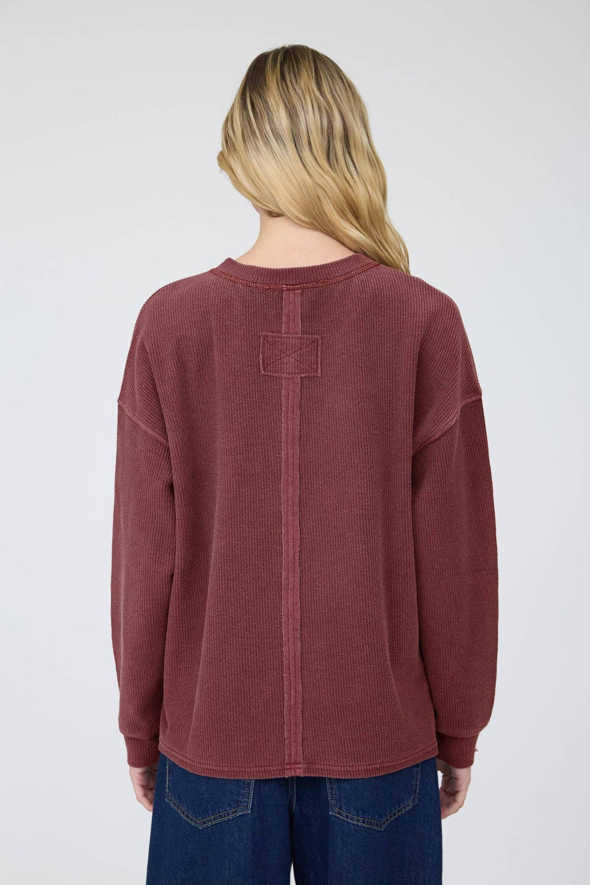 Take It Easy Henley Knit Top