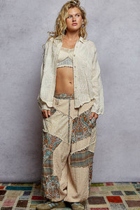 The Heirloom Embroidered Shirt:  Natural