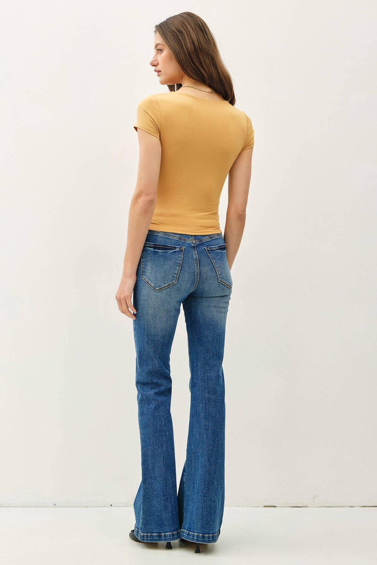 Emma Essential Square Neck Tee
