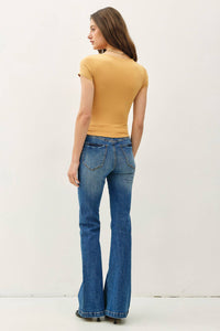 Emma Essential Square Neck Tee