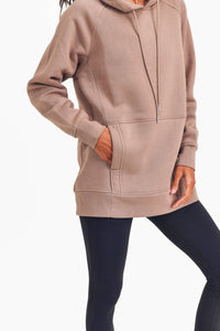 Corryn Oversized Hoodie Pullover-Toast
