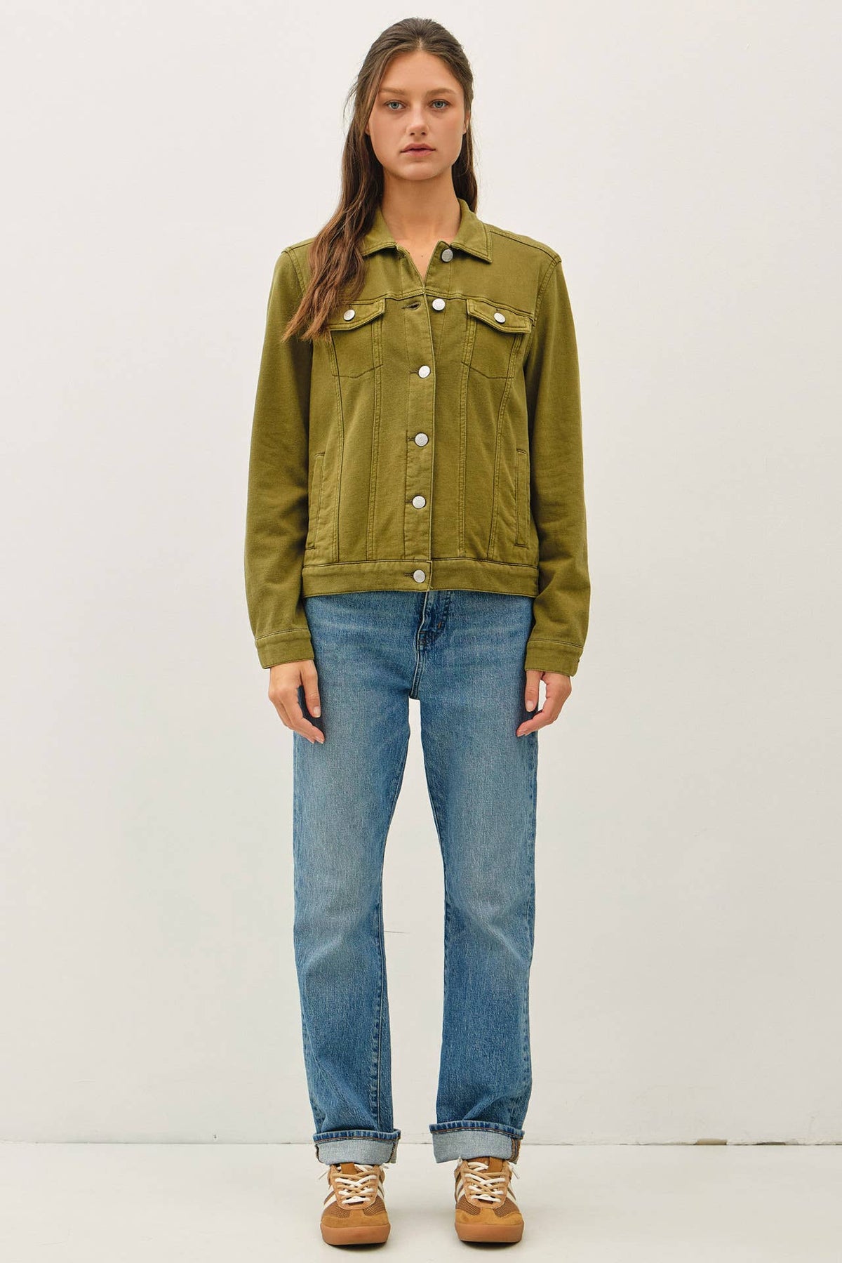 The Hadley Denim Look Shacket