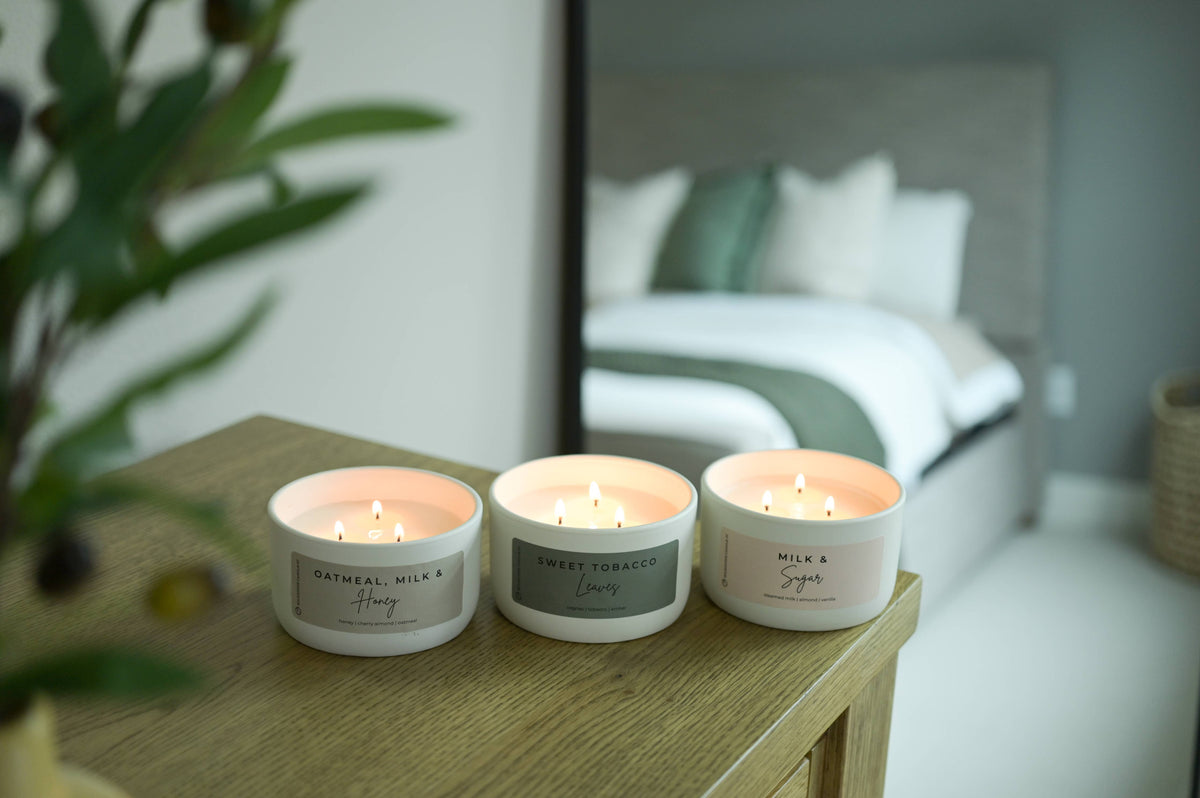 Oatmeal, Milk & Honey | 10 oz Statement Candle