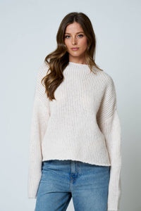 Nothing Extra Mock Neck Sweater