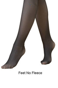 Everly Thermal Fleece Lined Tights – Winter Warm Compression Leggings, Sheer Look Pantyhose