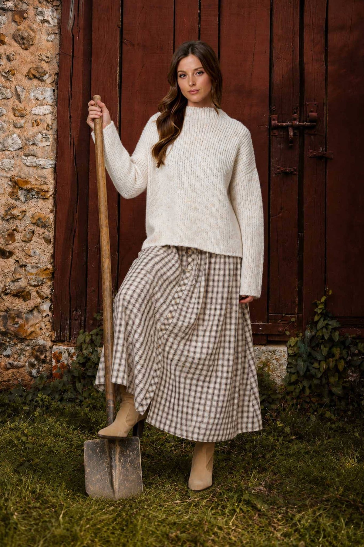 Nothing Extra Mock Neck Sweater