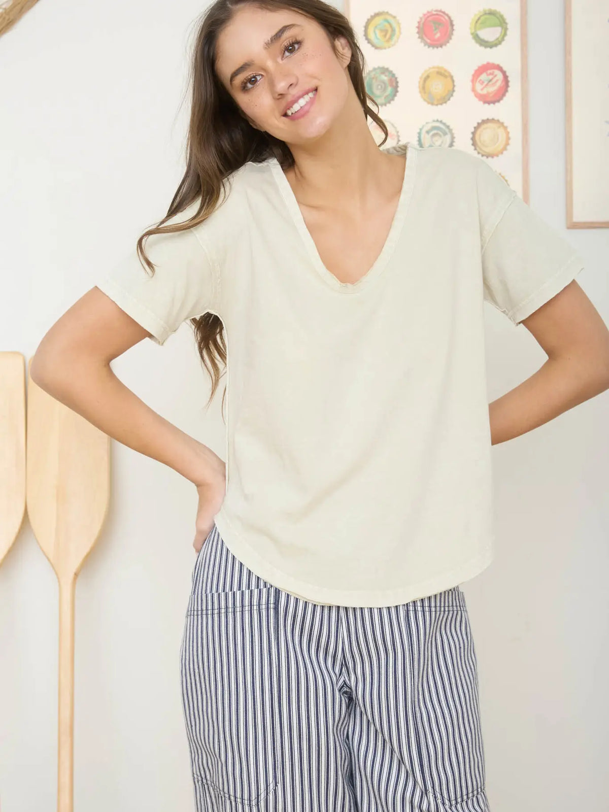 Everyday Vintage Wash Scoop Neck Tee