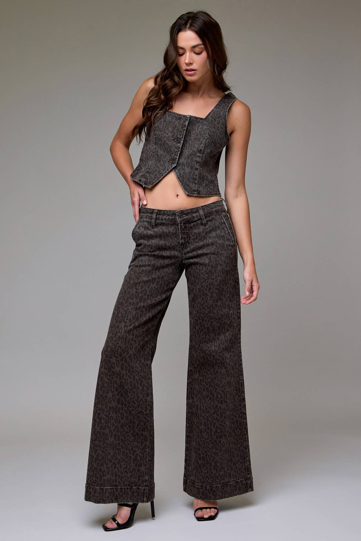 The Midnight Leopard Trouser Jeans