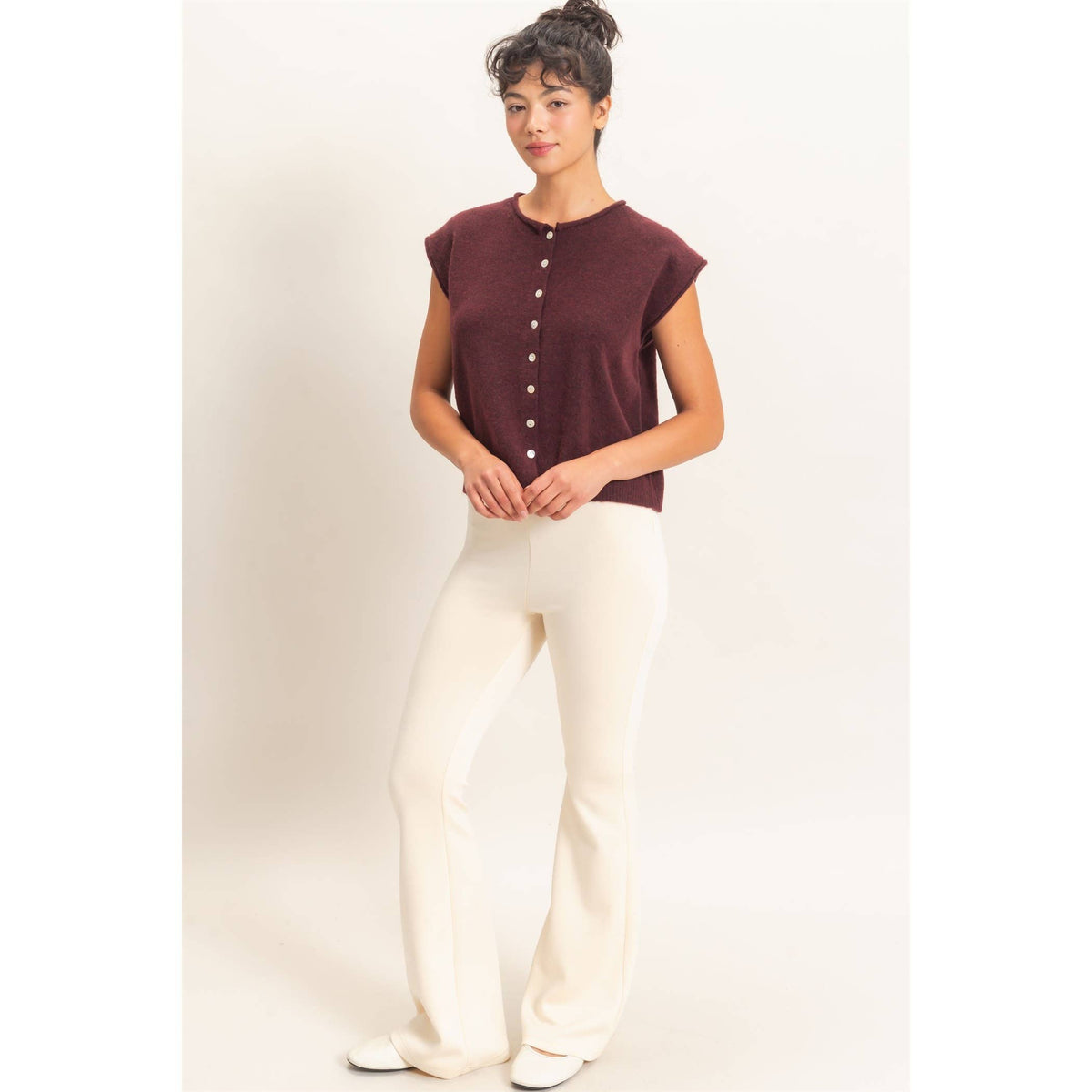 The In Between Button Sweater Vest