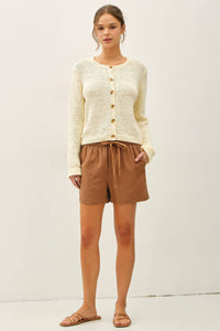 The Saylor Tencel Pull-On Shorts